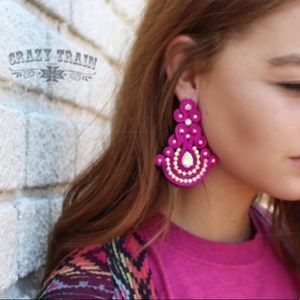 Crazy Train Great Gatsby Soutache Earrings